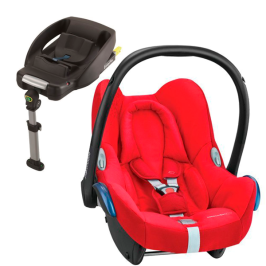 MAXI COSI CABRIOFIX Vivid Red Bērnu Autokrēsls 0-13 kg + Familyfix bāze MAXI COSI CABRIOFIX Vivid Red Bērnu Autokrēsls 0-13 kg + Familyfix bāze