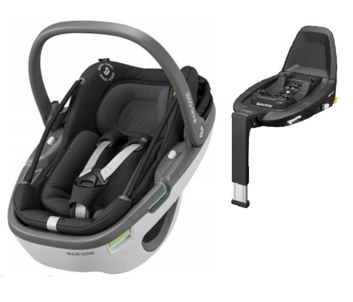 Maxi Cosi Coral Essential black Bērnu Autokrēsls 0-13 kg + FamilyFix3 bāze