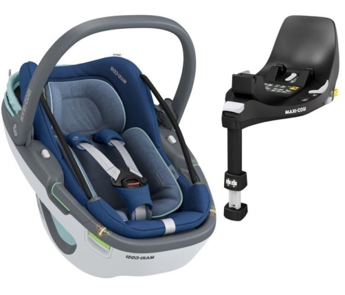 Maxi Cosi Coral 360 Essential blue Детское автокресло 0-13 кг + Familyfix 360 база