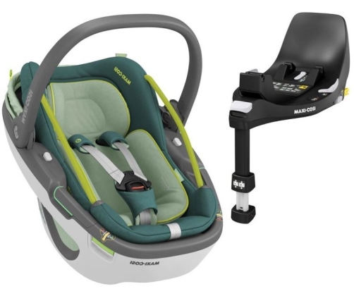 Maxi Cosi Coral 360 Essential green Детское автокресло 0-13 кг + Familyfix 360 база