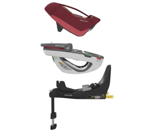 Maxi Cosi Coral 360 Essential red Детское автокресло 0-13 кг + Familyfix 360 база