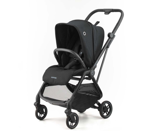 Maxi Cosi Leona Essential Black Pastaigu Ratiņi