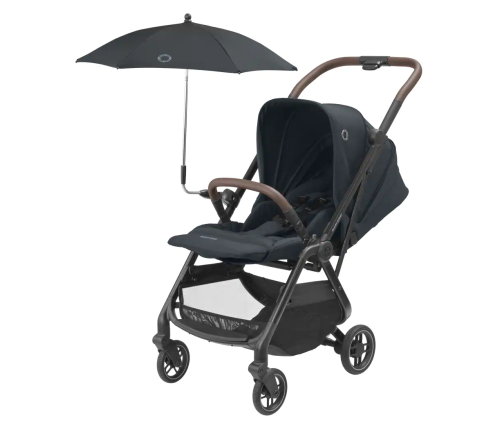 Maxi Cosi Leona Essential Black Pastaigu Ratiņi