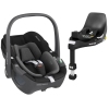 Maxi Cosi Pebble Essential black Bērnu Autokrēsls 0-13 kg + Familyfix 360 bāze