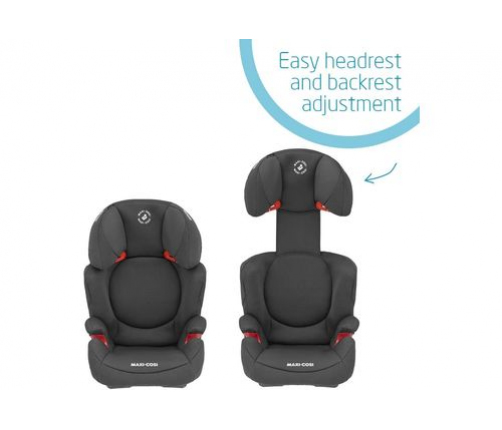 MAXI COSI Rodi XP Fix Basic Black Bērnu Autokrēsls 15-36 kg