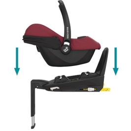 Maxi Cosi Tinca i-Size Essential red Bērnu Autokrēsls 0-13 kg + bāze FamilyFix2 Maxi Cosi Tinca i-Size Essential red Bērnu Autokrēsls 0-13 kg + bāze FamilyFix2