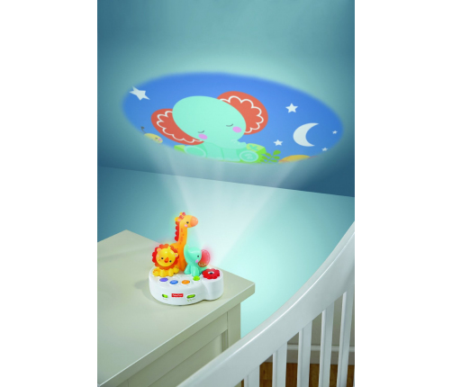 Naktslampiņa Muzikālā Fisher Price 4 in 1 Bedtime Buddy Proj Soothr Y6585