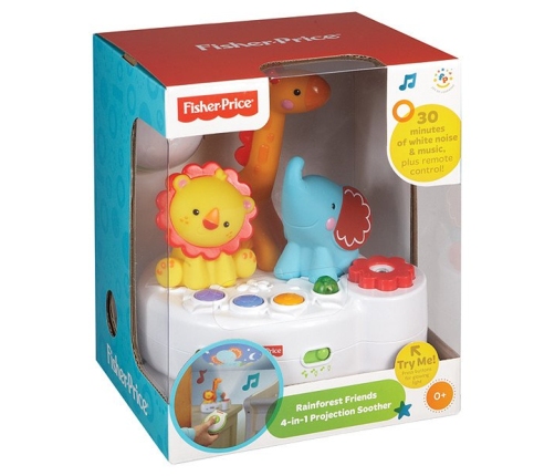 Naktslampiņa Muzikālā Fisher Price 4 in 1 Bedtime Buddy Proj Soothr Y6585