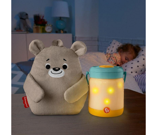 Fisher Price Ночник Успокаивающий со светом и звуками Baby Bear&Firefly Soother GRR00