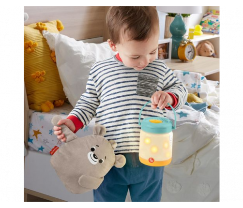 Fisher Price Ночник Успокаивающий со светом и звуками Baby Bear&Firefly Soother GRR00