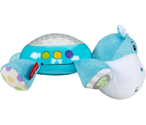 Naktslampiņa Muzikālā Fisher Price Cuddle Projection Soother Hippo CGN86