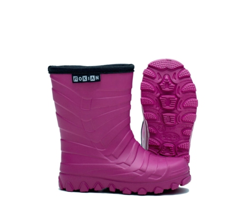 Nokian winter light kids Violet Детские резиновые сапоги с утеплителем