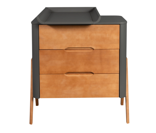 Пеленальная поверхность + матрас TROLL Torsten Seal grey CTT-0605