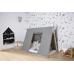 Pārvalks Telts gultai 70x140 Childhome TIPI COT Grey