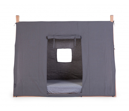 Pārvalks Telts gultai 70x140 Childhome TIPI COT Grey