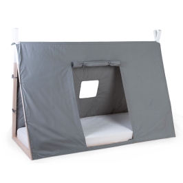 Накидка на кроватку 90x200 Childhome TIPI COT Grey