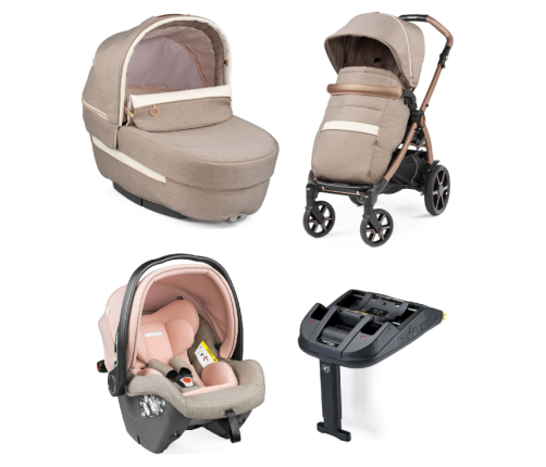 Peg-Perego Book Mon Amour + Isofix bāze Детская коляска 3в1