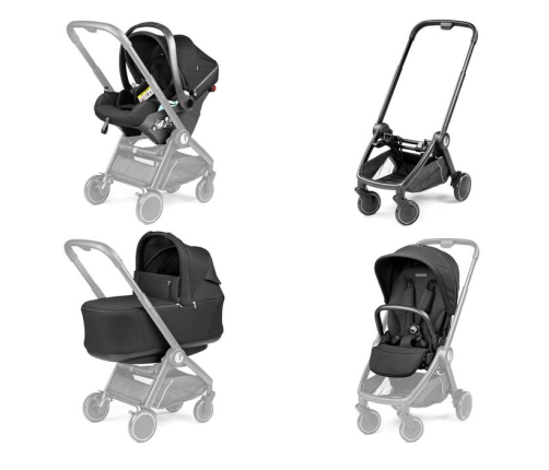 Cybex e-Priam Chrome + black Ratu rāmis ar sēdekli