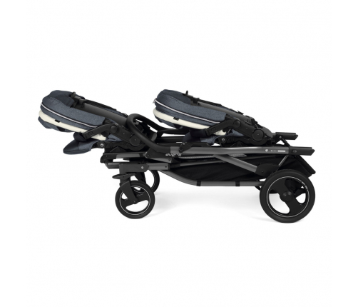 Peg Perego Duette Piroet Seggliolino Pop up City Grey PACK-000004-000000 Dvīņu pastaigu Ratiņi