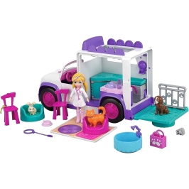 Polly Pocket Cuddle 'n' Care Mobile Vet GFR04 Кукла + ​Мобильная ветеринарная клиника