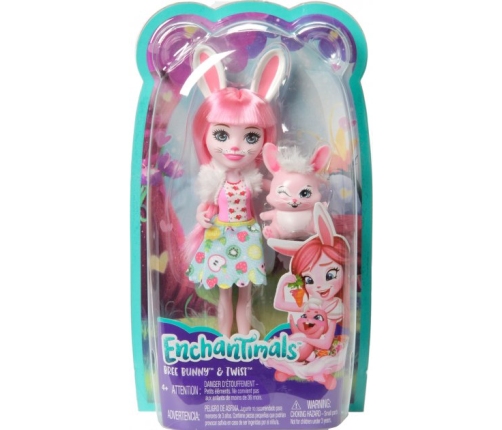 Royal Enchantimals Bree Bunny Lelle ar dzīvniekiem FXM73