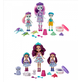 Royal Enchantimals New Family Pack Asst lelle ar dzīvniekiem HCF94