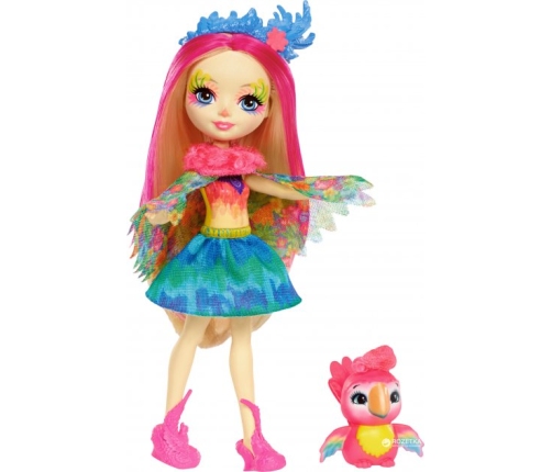 Royal Enchantimals Peeki Parrot Кукла с животными FJJ21