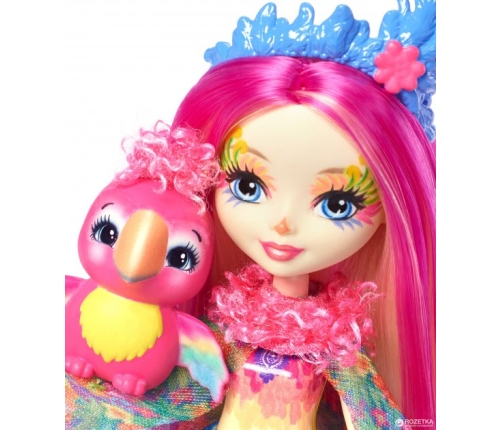 Royal Enchantimals Peeki Parrot Кукла с животными FJJ21