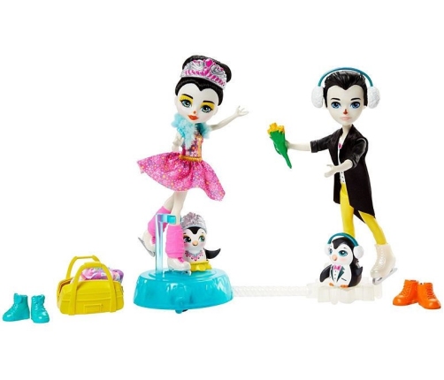 Royal Enchantimals Penguin Ice Skater Set GJX49