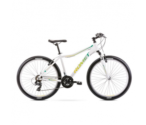 Sieviešu Kalnu velosipēds Romet Jolene 6.0 White/green 26 collas