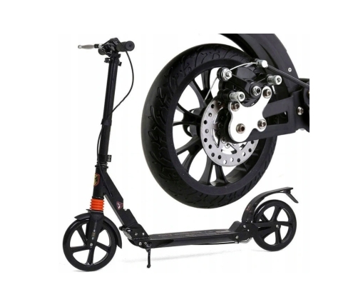 Самокат с дисковыми тормозами Scooter Urban Black