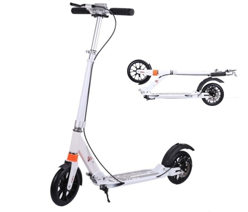 Самокат с дисковыми тормозами Scooter Urban White