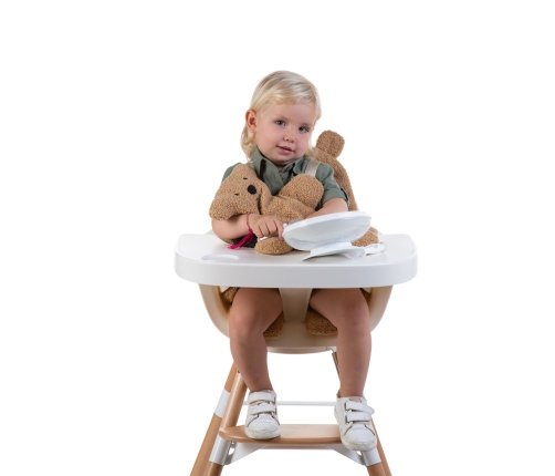 Подушка на стульчик для кормления Childhome Evolu Teddy Beige