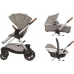 Sporta Ratiņi MAXI-COSI Adorra Nomad Grey