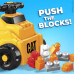 Машинка Каталка Конструктор Mega Bloks CAT Build n Play Ride-On HDJ29