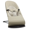 Шезлонг для детей BabyBjorn Bouncer Balance Soft Cotton khaki/beige 005026