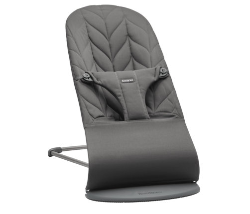 Шезлонг для детей BabyBjorn Bouncer Bliss Anthracite Petal quilt 006126