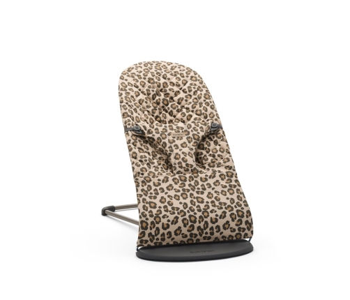 Шезлонг для детей BabyBjorn Bouncer Bliss Cotton Beige leopard 006075