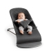 Шезлонг для детей BabyBjorn Bouncer Bliss Cotton black 006016