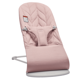 Шезлонг для детей BabyBjorn Bouncer Bliss Dusty pink Petal quilt 006122