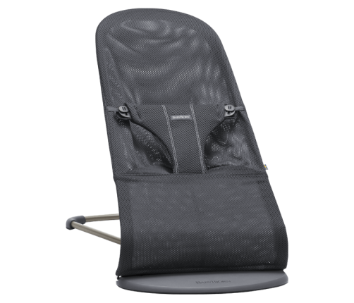 Шезлонг для детей BabyBjorn Bouncer Bliss Mesh anthracite 006013