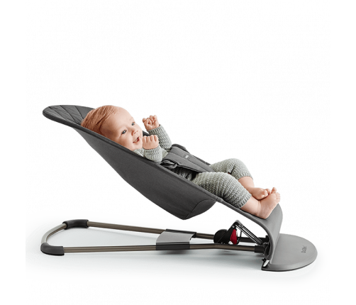 Шезлонг для детей BabyBjorn Bouncer Bliss Mesh anthracite 006013