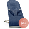 Шезлонг для детей BabyBjorn Bouncer Bliss Mesh navy blue 006003