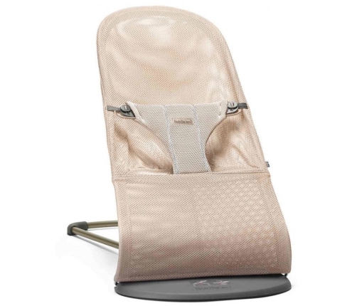 Шезлонг для детей BabyBjorn Bouncer Bliss Mesh pearly pink 006001