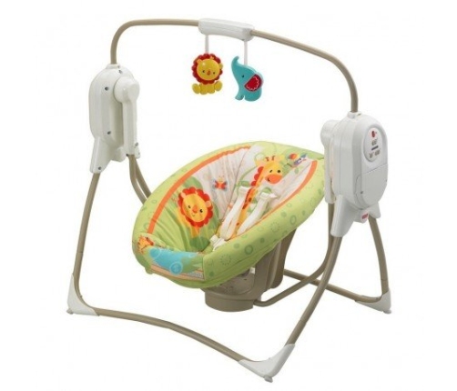 Кресло-качалка Fisher Price Mini Cradle Swing-Smart Tech. RF BFH05