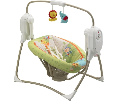 Кресло-качалка Fisher Price Mini Cradle Swing-Smart Tech. RF BFH05