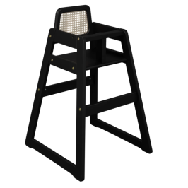 TROLL Rattan Деревянный Стульчик для кормления Blackwash HGC-RT0608-BS TROLL Rattan Деревянный Стульчик для кормления Blackwash HGC-RT0608-BS