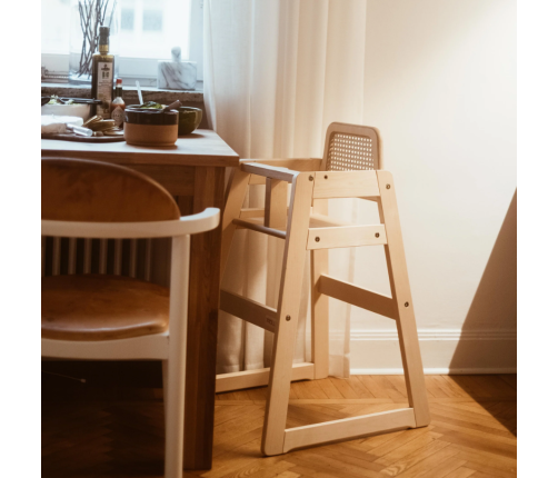 TROLL Rattan Деревянный Стульчик для кормления Wax HGC-RT0608-WAX