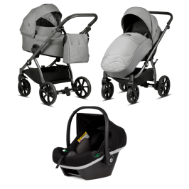 Tutis Leo Grey 108 Детская Коляска 3 в 1 Tutis Leo Grey 108 Детская Коляска 3 в 1