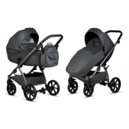 Tutis Uno 5 Plus LEATHER Licorice 166 Bērnu Ratiņi 2in1 Tutis Uno 5 Plus LEATHER Licorice 166 Bērnu Ratiņi 2in1